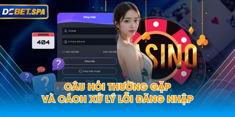 Câu hỏi thường gặp và cách xử lý lỗi đăng nhập Câu hỏi thường gặp và cách xử lý lỗi đăng nhập