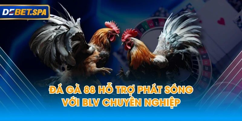 Đá gà 88 hỗ trợ phát sóng với BLV chuyên nghiệp Đá gà 88 hỗ trợ phát sóng với BLV chuyên nghiệp