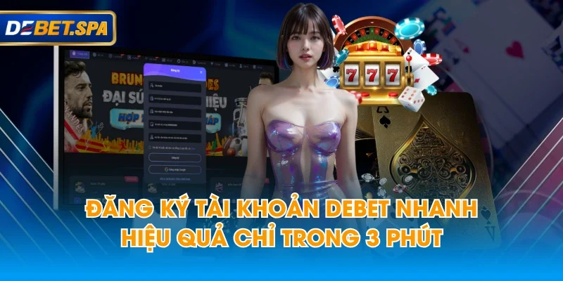 Đăng Ký Tài Khoản DEBET Nhanh, Hiệu Quả Chỉ Trong 3 Phút